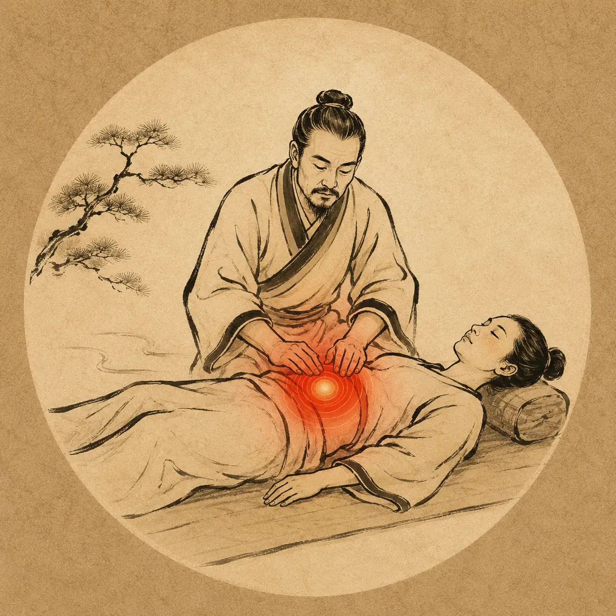 Shiatsu e presenza Atmosfera naturale e professionale per una pagina dedicata allo Shiatsu