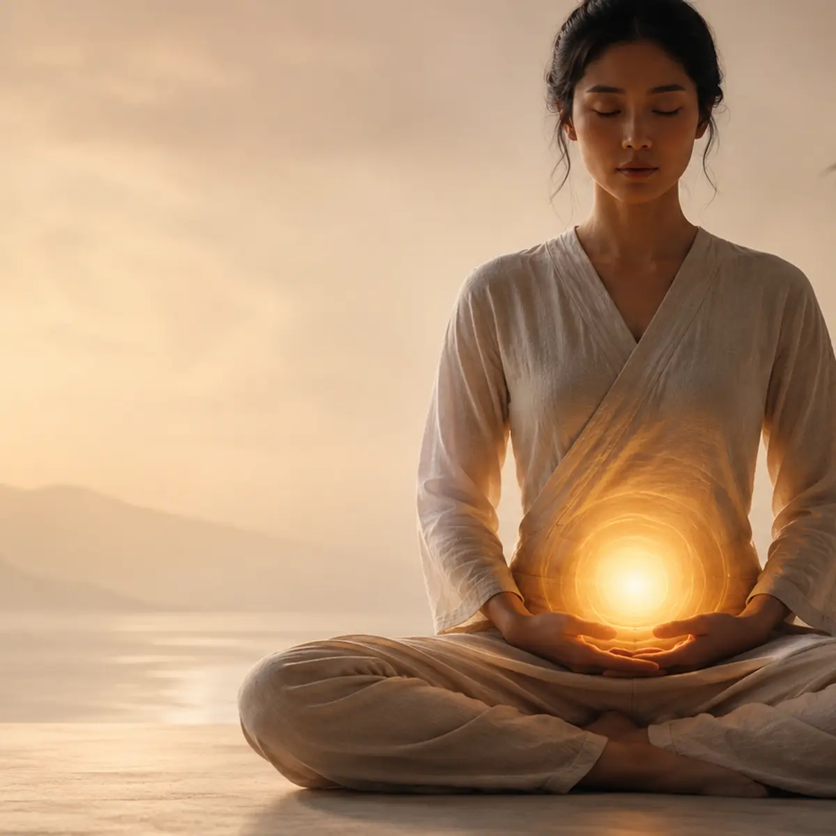 Hara, centro vitale e Shiatsu Immagine editoriale ispirata all’Hara come centro vitale nello Shiatsu