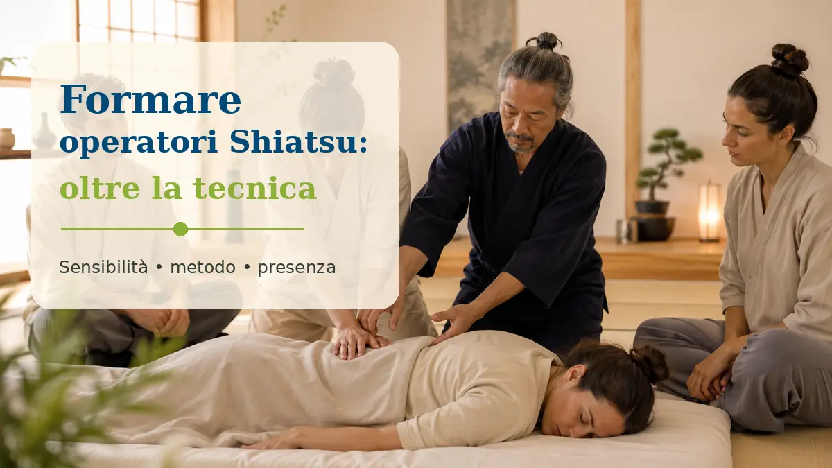 Formare operatori Shiatsu: oltre la tecnica